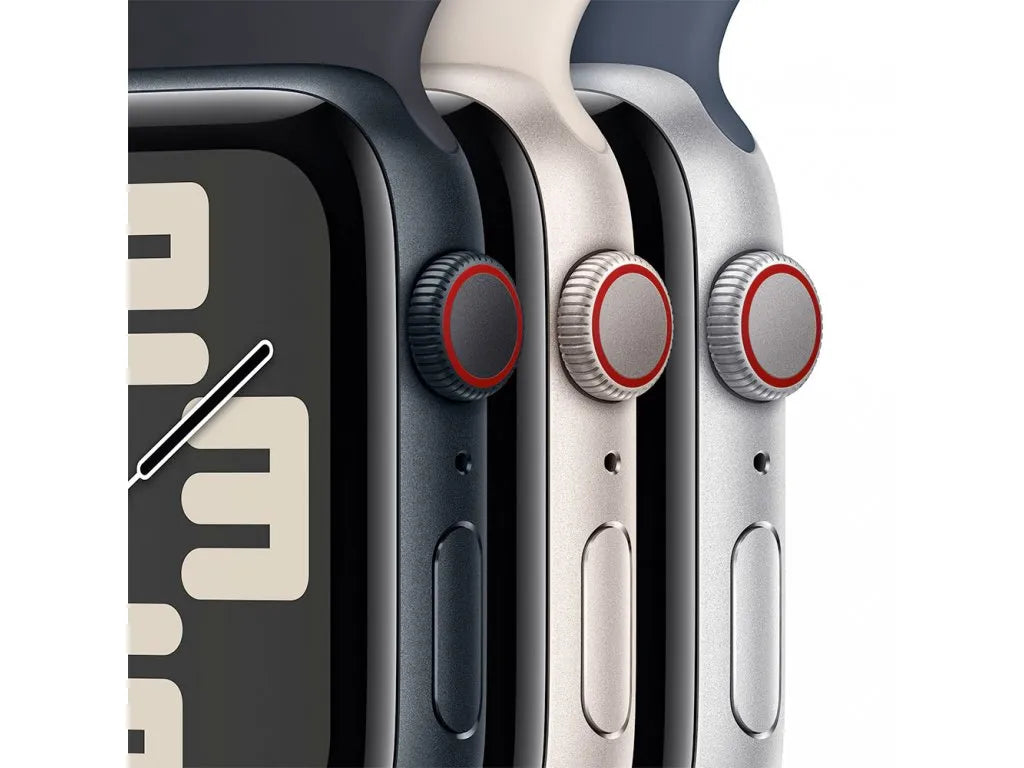 Apple Watch SE GPS 40mm Starlight Aluminium Case with Starlight Sport Band - S/M